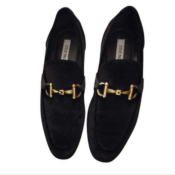 Steve Madden Delrayy Velvet Loafers - Picture 1 of 5
